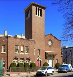 This is the Baptist Church of the Redeemer, which is slated for demolition so affordable housing and new church space can be built. Eagle photos by Lore Croghan