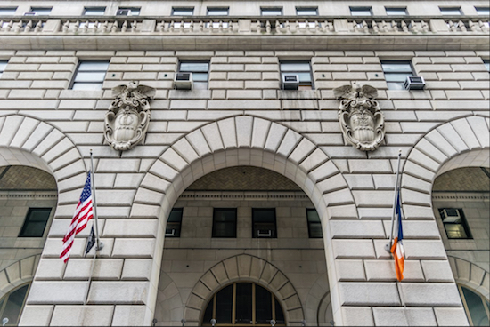 At courthouses like Brooklyn’s Criminal Court (pictured here) arrests by ICE increased more than 1,200 percent in New York from 2016 to 2017. Despite New York City’s status as a sanctuary city, federal agents cannot be banned from public buildings and continue to make arrests despite outcry from local elected officials. Eagle file photo by Rob Abruzzese