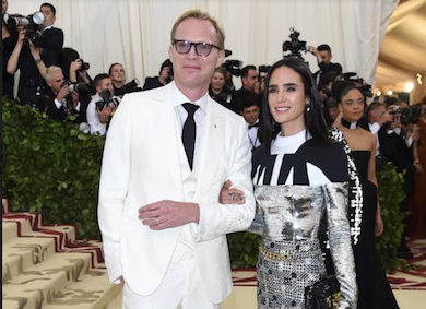 Connelly and Paul Bettany, seen here at the Metropolitan Museum of Art's Costume Institute benefit gala, are reportedly the buyers of a $15.5 million Brooklyn Heights house. Photo by Evan Agostini/Invision/AP