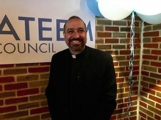 The Rev. Khader El-Yateem, who had a promising run for Council last year, is moving to Florida to lead Evangelical Lutheran there. Eagle file photo by John Alexander