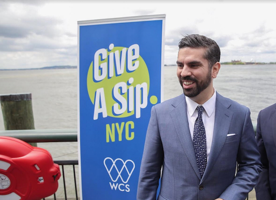 Councilmember Rafael Espinal introduced legislation last May to ban all plastic straws from New York City restaurants, bars and food carts. Photo by William Alatriste, NYC Council