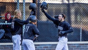 The Blackbirds powered their way to a doubleheader sweep of FDU at LIU Field last Friday, earning the team’s first trip to the NEC Tournament since 2013. Photo Courtesy of LIU-Brooklyn Athletics