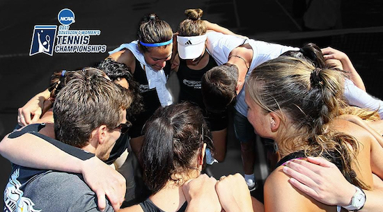 Fresh off their second straight Northeast Conference Tournament title, the Long Island University Brooklyn women’s tennis team is headed to Miami this weekend to meet the No. 15 Hurricanes in the opening round of the NCAA Tournament. Photo courtesy of LIU Brooklyn Athletics