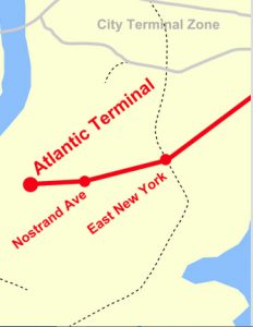 MTA will soon be testing a discounted transit pass called the Atlantic Ticket, which will take riders to Atlantic Terminal from East New York and Nostrand Avenue in Brooklyn, and seven stations in Queens. Map courtesy of MTA