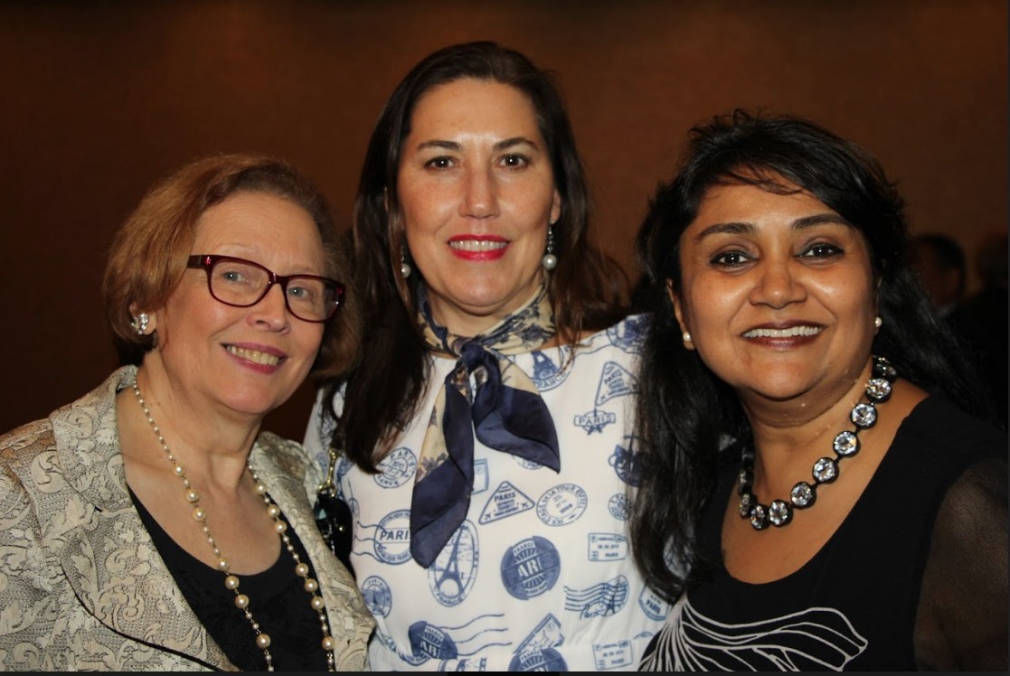 From left: Hon. Nancy Sunshine, Carolyn Genovesi and Hemalee Patel.