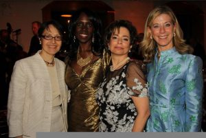 The Brooklyn Women's Bar Association held its 100th annual dinner on Wednesday, during which it honored three, including (pictured from left) Hon. Jenny Rivera, Hon. Sylvia Ash and Helene Blank (also pictured at far right is President Michele Mirman). Eagle photos by Mario Belluomo