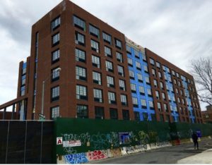 This is 33 Eagle St., which is part of the Greenpoint Landing mega-development, as seen in 2016. Eagle file photo by Lore Croghan