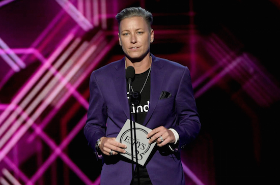 Abby Wambach. Photo by Chris Pizzello/Invision/AP