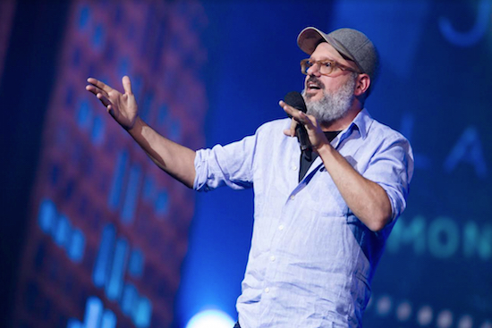 Comedian David Cross prepared for his upcoming tour with a show at the Knitting Factory last week. Photo courtesy of Just for Laughs