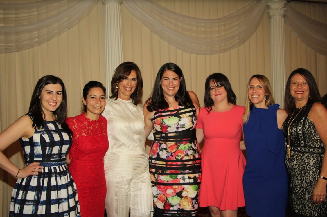 From left: Maria E. Ficalora, Maya Petrocelli, RoseAnn C. Branda, Andrea J. Caruso, Grace Borrino, Melanie Wiener and Susan Mauro.