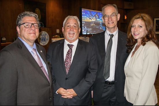The Brooklyn Bar Association’s Elder Law Committee hosted a CLE on guardianships with (pictured from left) Anthony J. Lamberti, Ira Miller, Ira Salzman and Julie Stoil-Fernandez. Eagle photos by Rob Abruzzese
