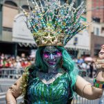 Mermaids and mermen of all types dressed up to strut in front of hundreds of thousands of Brooklynites. Eagle photos by Paul Frangipane