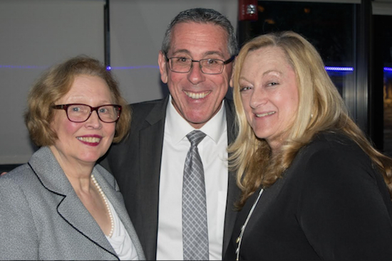 The Bay Ridge Lawyers Association held their last monthly meeting of the season where Hon. Nancy T. Sunshine (left), county clerk and commissioner of jurors, held a continuing legal education seminar on e-filing. Also pictured is Stephen Spinelli, immediate past president; and Margaret Stanton, president of the the association. Eagle photos by Rob Abruzzese