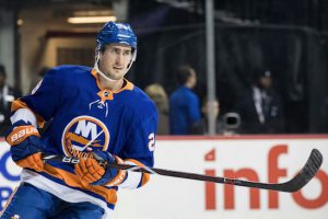 A three-time 20-goal scorer, Brock Nelson signed a one-year deal to return to the Islanders on Monday, avoiding next month’s schedule arbitration hearing. AP Photo by Mary Altaffer