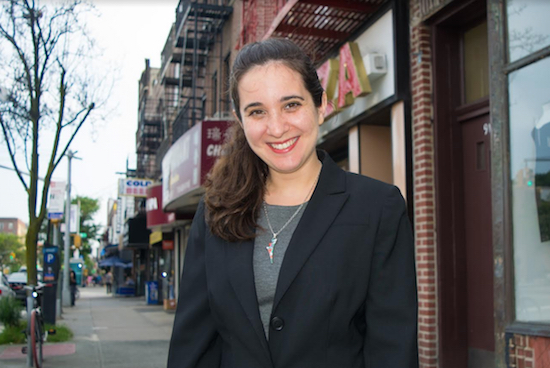 Christina Golkin is the chair of the Brooklyn Bar Association’s LGBTQ Committee, which was founded in 2015. She has big aspirations for the committee and wants to see its membership group in 2018-2019. Eagle photo by Rob Abruzzese