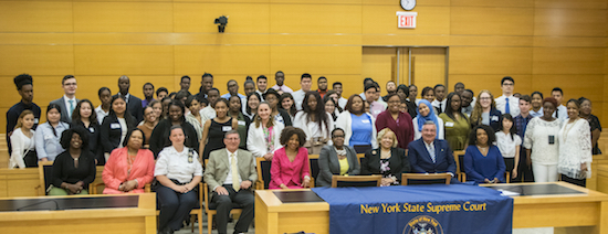 Welcome to the Brooklyn courts, interns! The Brooklyn court system hosted its annual orientation for its Student Employment and Internship Program that was created in 1989. Eagle photos by Rob Abruzzese