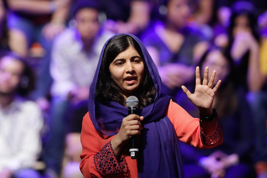 Malala Yousafzai. AP Photo/Nelson Antoine