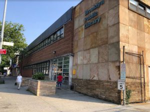 The study listed the New Utrecht Library in Bensonhurst as one of the branches that has undergone a major upgrade in recent years. Eagle photo by Paula Katinas