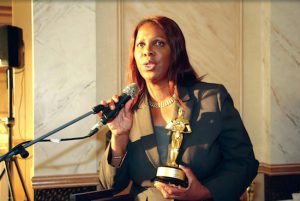 Honoree Public Advocate Letitia James delivers inspiring remarks. Eagle photo by Mario Belluomo