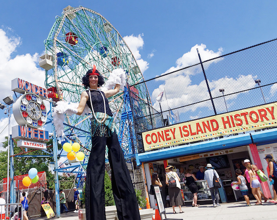 Coney Island’s amusement park area has drawn immigrants for generations, according to historians. Photo courtesy of Coney Island History Project
