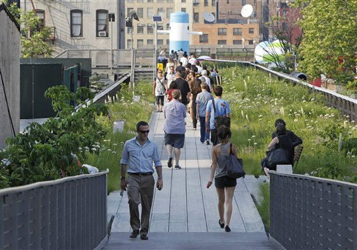 Manhattan's High Line. AP Photo/Kathy Willens, file