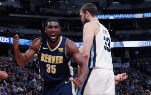 Kenneth Faried hopes to bring some of his leadership skills and passion to the Brooklyn Nets in 2018-19. AP Photo by David Zalubowski