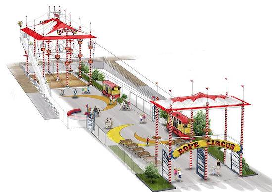 Renderings of some of the new additions coming to Coney Island's Luna Park. Renderings courtesy of the NYCEDC