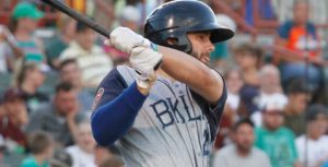 Despite another leadoff homer from Ross Adolph, the Cyclones suffered their second straight loss in Vermont on Monday night, casting further doubt on their New York-Penn League playoff chances. Photo Courtesy of Brooklyn Cyclones