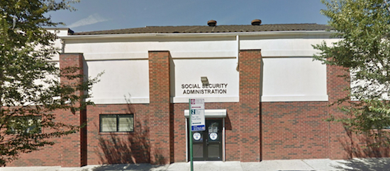 The Social Security office on 17th Avenue has been closed since the spring because of the deteriorated condition of the roof. Image © 2018 Google Maps photo