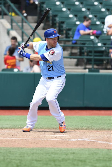 Rehabbing Mets third baseman Todd Frazier looked sharp in his Brooklyn uniform Tuesday afternoon at Coney Island’s MCU Park, going 1-for-4 with a solo homer in the Cyclones’ 4-3 loss to Tri-City. Photo Courtesy of Brooklyn Cyclones