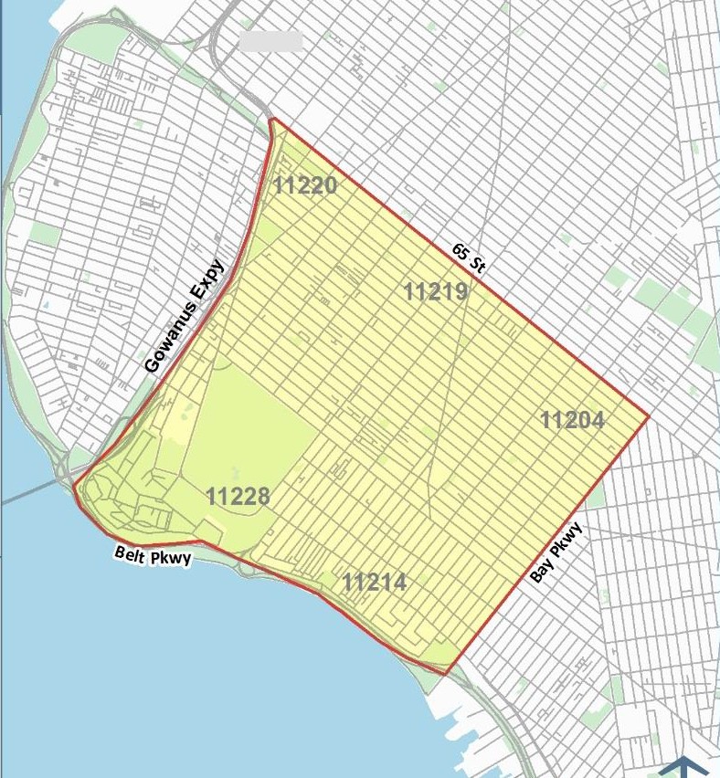 Brooklyn Queens Zip Code Map