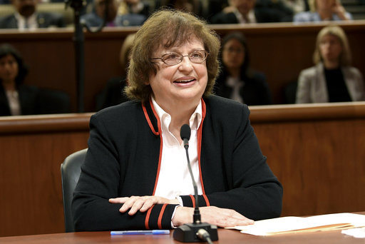 Now former New York state Attorney General Barbara D. Underwood. AP Photo/Hans Pennink