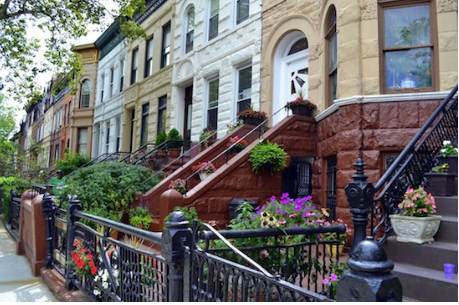A picturesque Bed-Stuy block. Eagle file photo by Rob Abruzzese