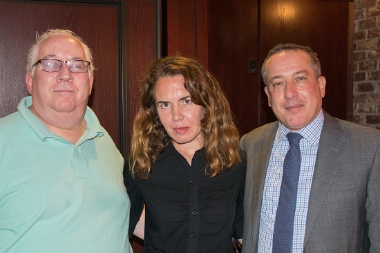 The Kings County Housing Court Bar Association and its president Michael Rosenthal (left) welcomed judges Hon. Remy Smith (center) and Hon. Anthony Cannataro (right). Eagle photos by Rob Abruzzese