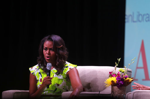 Michelle Obama. AP Photo/Gerald Herbert