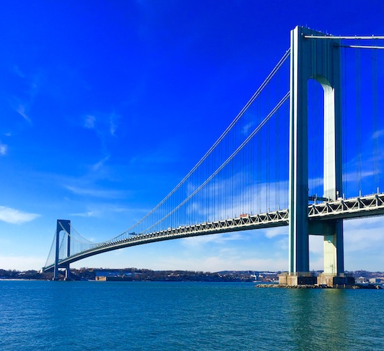 A mistake that caused the name of New York City's Verrazzano-Narrows Bridge to be misspelled for more than 50 years has finally been corrected. Eagle file photo by Lore Croghan