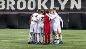 Playing their final season here in Downtown Brooklyn, the LIU-Brooklyn men’s soccer squad looks to rebound from its first loss in six weeks on Sunday, when it visits NEC rival Bryant in Smithfield, Rhode Island. Photo Courtesy of LIU-Brooklyn Athletics