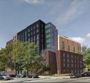 Once construction is complete, the Northeastern Towers Annex will contain 159 residential units for senior citizens. Image courtesy of Fifth Avenue Committee Inc.