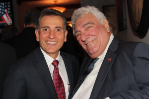 Joseph R. Vasile (left) was installed as the new president of the Bay Ridge Lawyers Association by Hon. Frank Seddio (right) during a ceremony in Dyker Heights. Eagle photos by Mario Belluomo