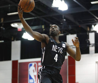 Brooklyn Nets wing Theo Pinson. AP Photo/John Locher