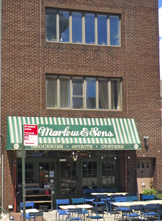 Marlow & Sons. Image via Google Maps