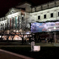 Winterfest is located at the grounds of the Brooklyn Museum. Eagle photo by Paul Frangipane