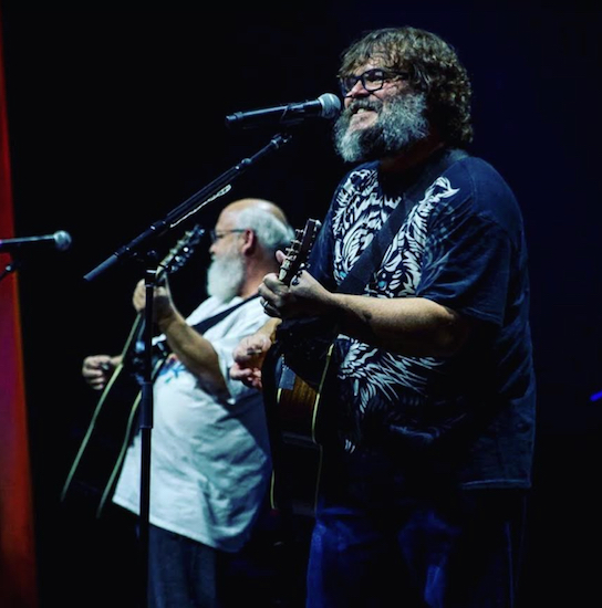 Tenacious D kicked off a 16-city international tour with a two-show gig at the Kings Theatre in Brooklyn on Saturday and Sunday. It was the first tour the rock comedy duo has gone on in five years. Photo courtesy of the Kings Theatre/Mark Doyle
