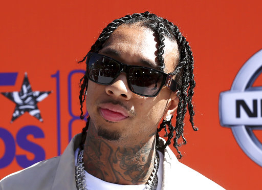 Rapper Tyga. Photo by Willy Sanjuan/Invision/AP