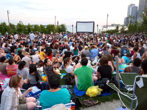 Brooklyn Bridge Park’s Conservancy provides popular cultural, educational and recreational events including movies, concerts and more. Photo by Mary Frost