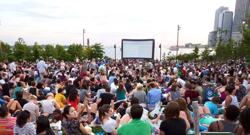 Brooklyn Bridge Park’s Conservancy provides popular cultural, educational and recreational events including movies, concerts and more. Photo by Mary Frost
