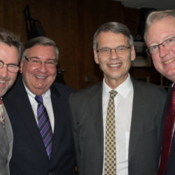 From left: Hon. John Coakley, Hon. Matthew D'Emic, Hon. Lawrence Knipel and Hon. Michael Yavinsky.