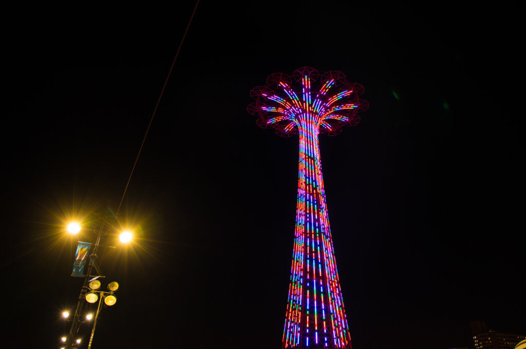 As this scene from last year shows, the Parachute Jump is a spectacular sight on New Year’s Eve. Eagle file photo by Corazon Aguirre