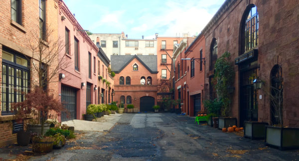 Picturesque homes on Grace Court Alley are former stables. Eagle photo by Lore Croghan 