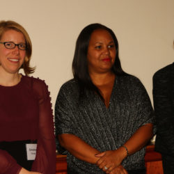 From left: Christina Harvey, Maritza Mejia-Ming, chief of staff at the Brooklyn DA's Office, and Nancy Hoppock.